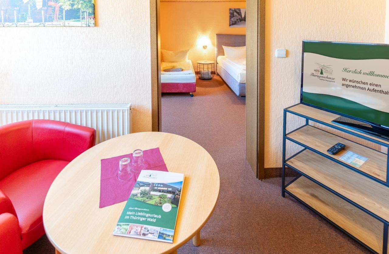 Hotel Thueringenschanze โอบาโฮฟ ภายนอก รูปภาพ